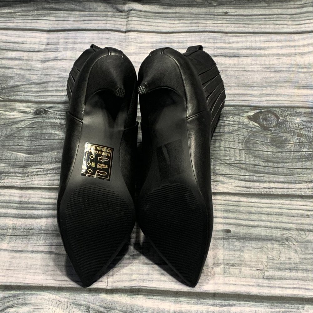 Black Ankle Booties - Picture 9 of 10